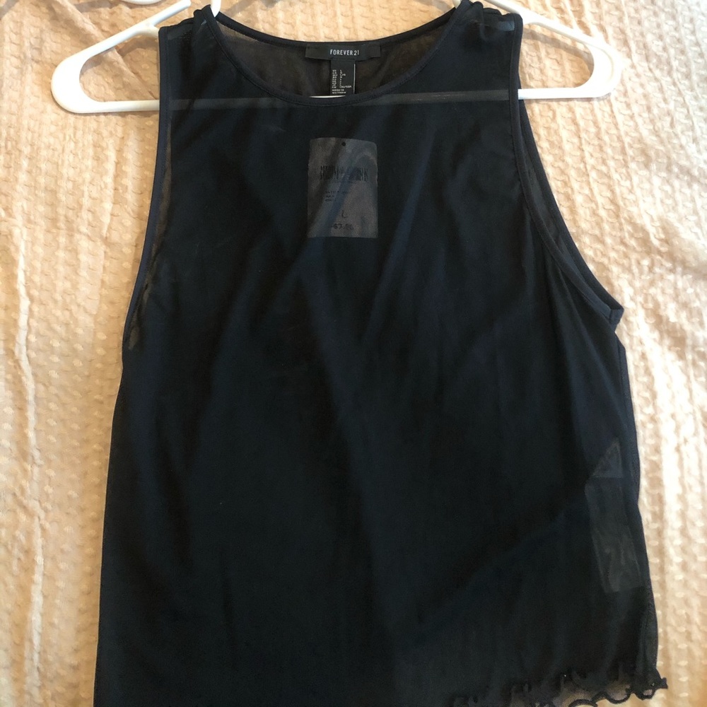 Forever 21 sheer tank top🤩
